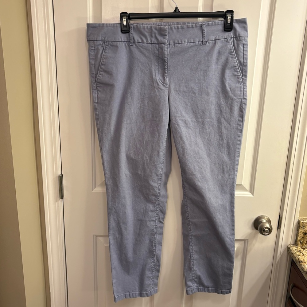 TALL LOFT Marisa Light Blue Ankle Pants 16 Tall